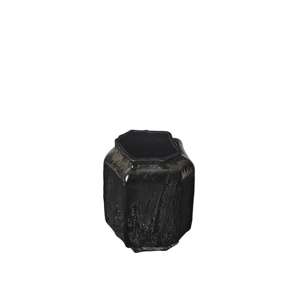 Mokuri Vase H25 cm Schwarz