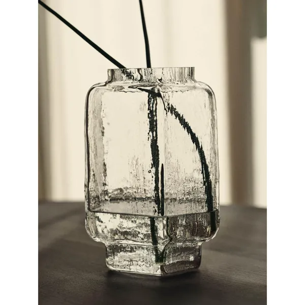 Mokuri Vase H25 cm Clear