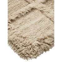 Norte Grid Rug 160x235 cm Natural