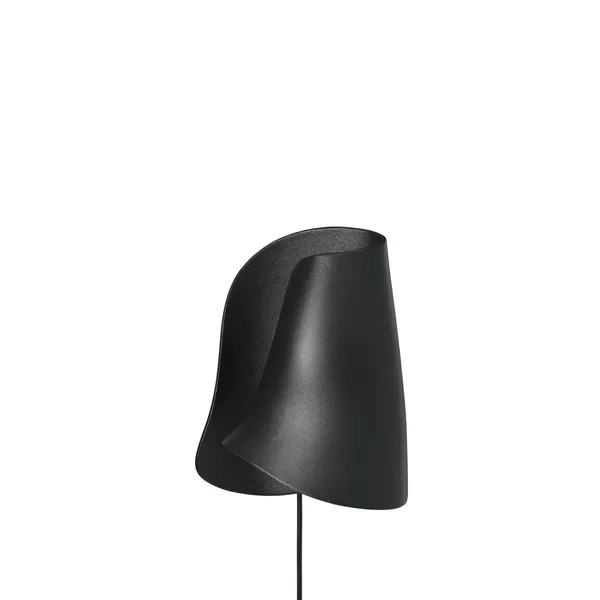 Oyster Aplique de Pared Negro