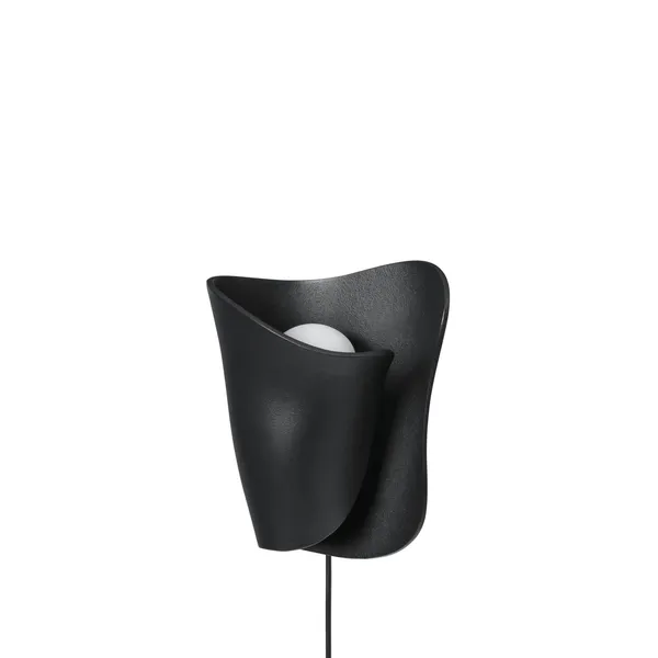 Oyster Aplique de Pared Negro