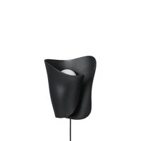 Oyster Aplique de Pared Negro