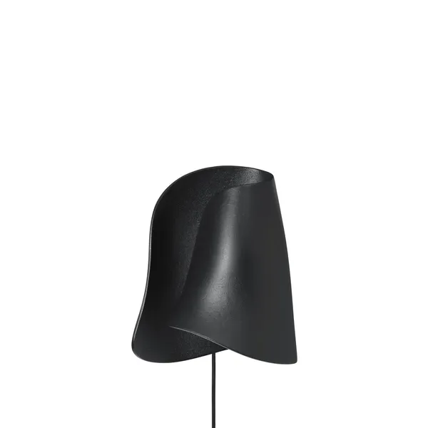 Oyster Aplique de Pared Negro