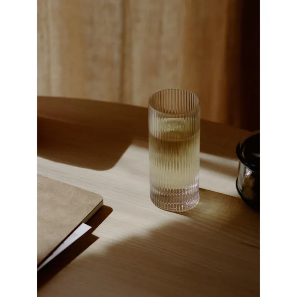 Ripple Highball Glasses Set of 2 Clear