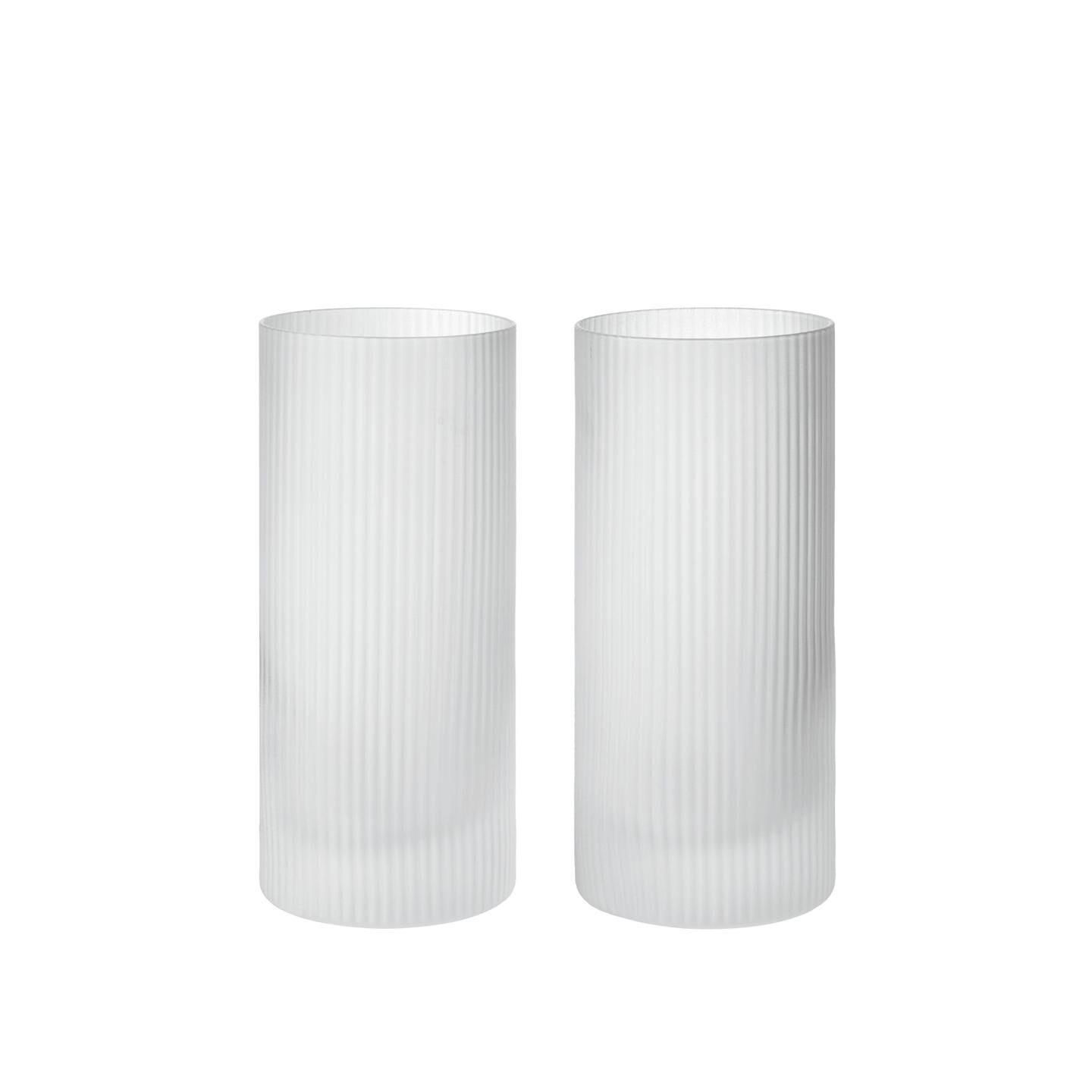 Ripple Highballglass Sett med 2 Frosted