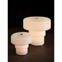 Ripple Portable Lamp H16.5 cm White