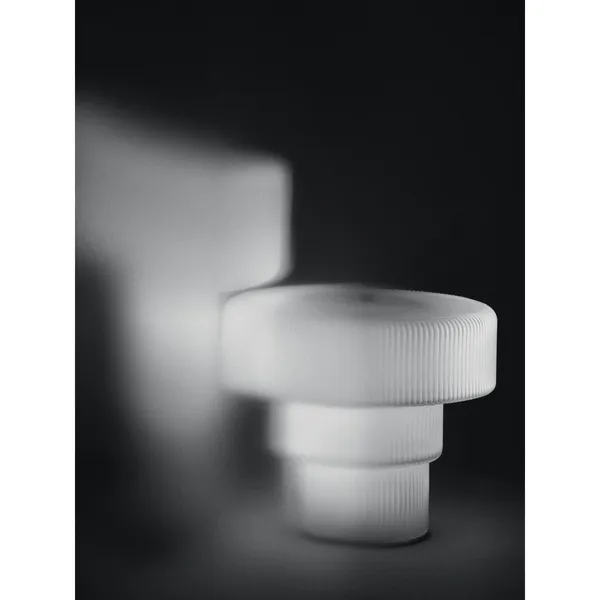 Ripple Portable Lamp H16.5 cm White