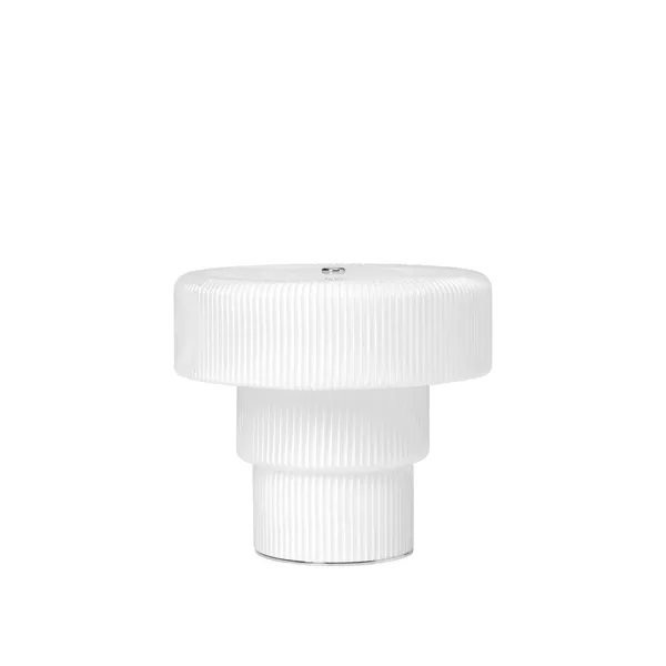 Ripple Portable Lamp H16.5 cm White