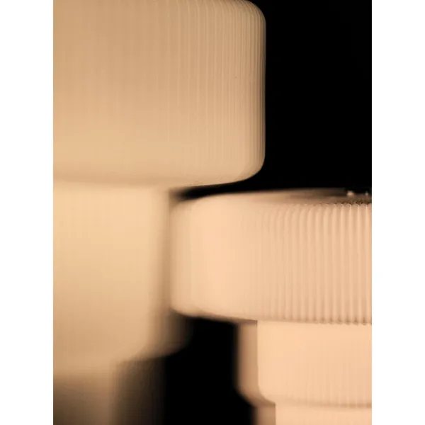 Ripple Portable Lamp H16.5 cm White