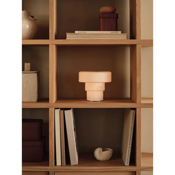Ripple Portable Lamp H16.5 cm White
