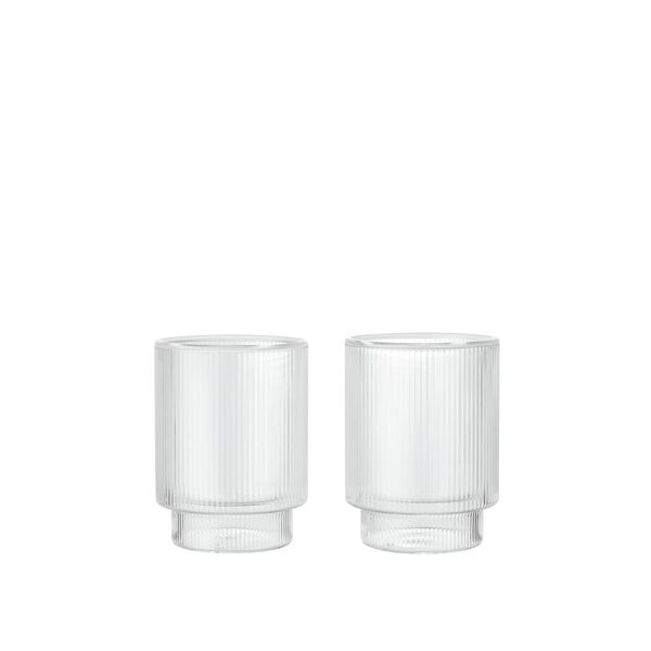 Ripple Thermal Glasses Set of 2 Clear
