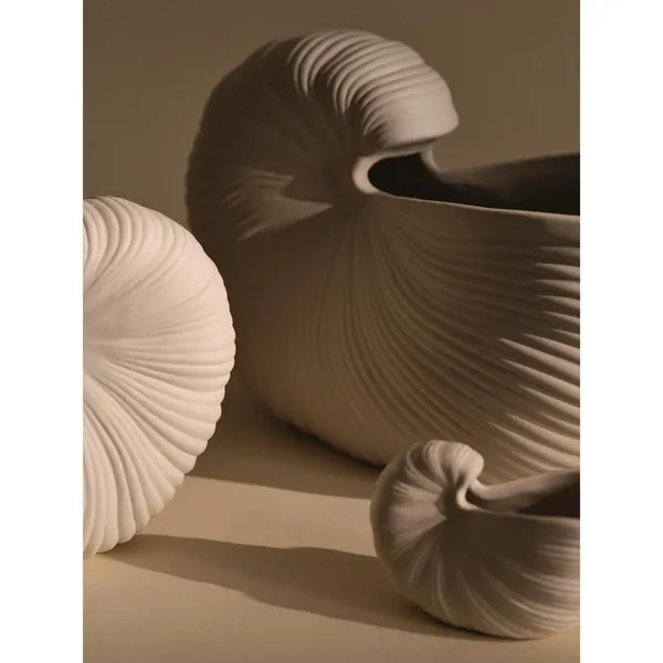 Shell Pot 23 cm Off-White
