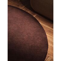 Stille Tufted Rug Ø240 cm Dark Pecan
