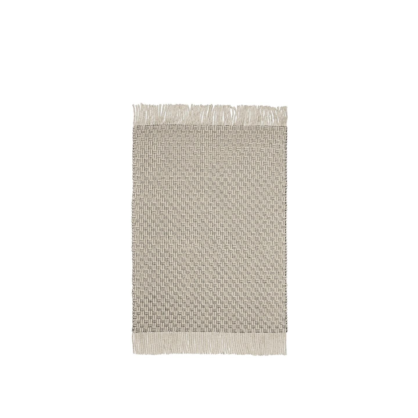 Udo Teppe 140x200 cm Off-White/Svart