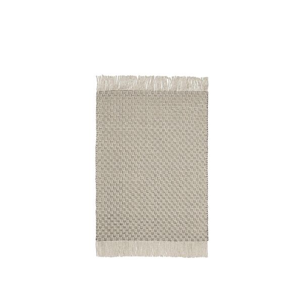 Udo Teppich 140x200 cm Off-White/Schwarz