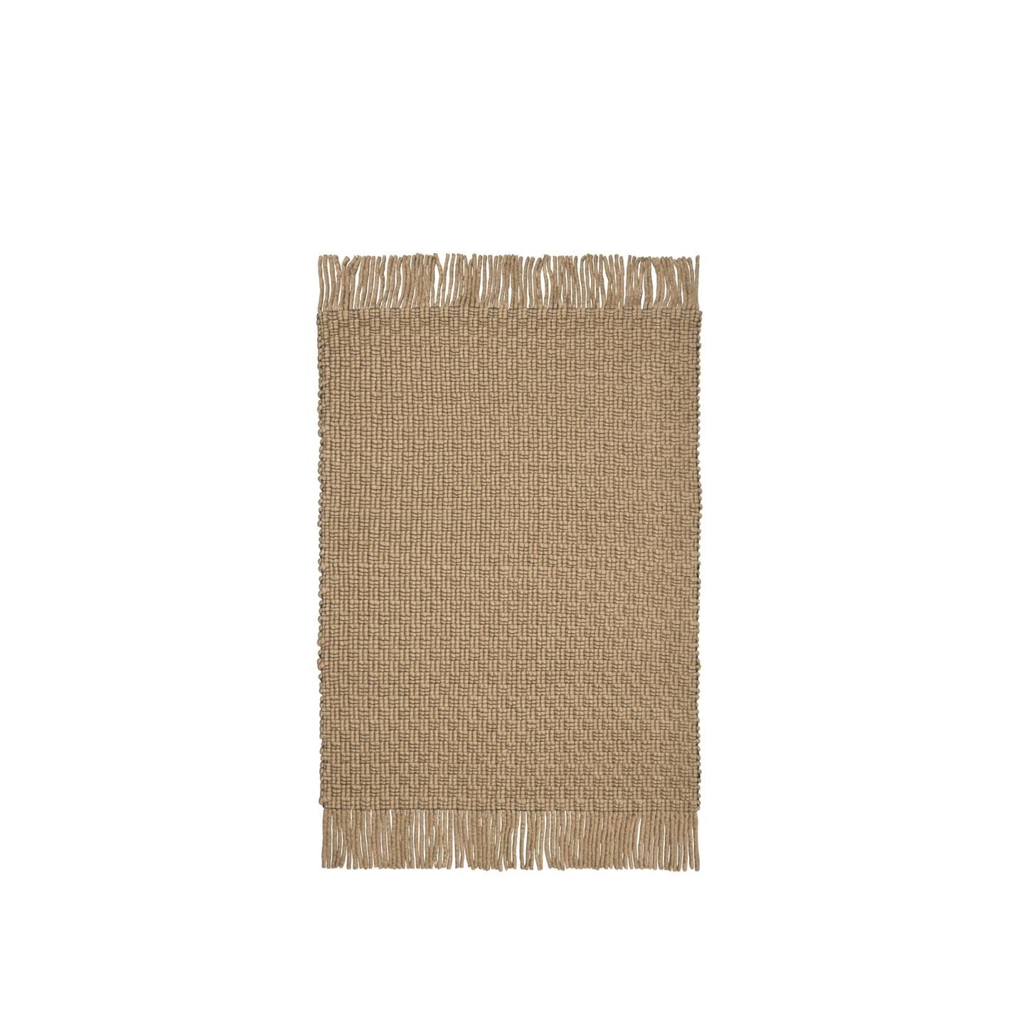 Udo Teppe 140x200 cm Tan/Svart
