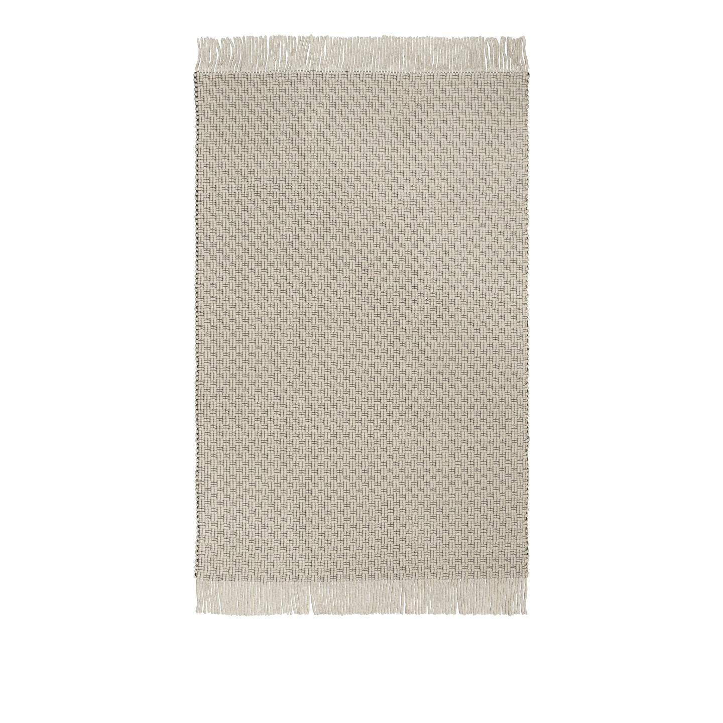 Udo Teppe 200x300 cm Off-White/Svart