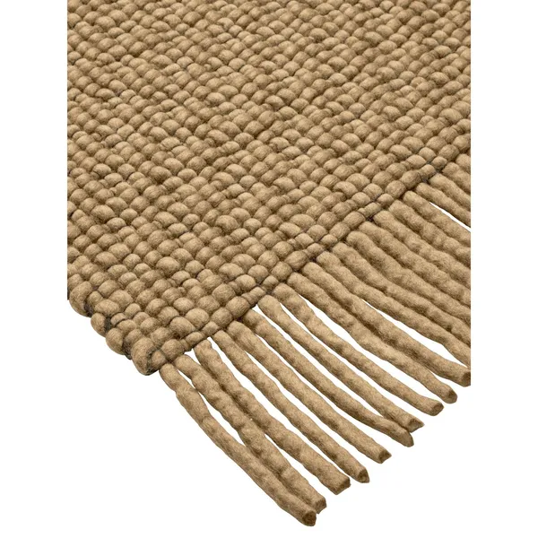 Udo Gulvtæppe 200x300 cm Tan/Sort
