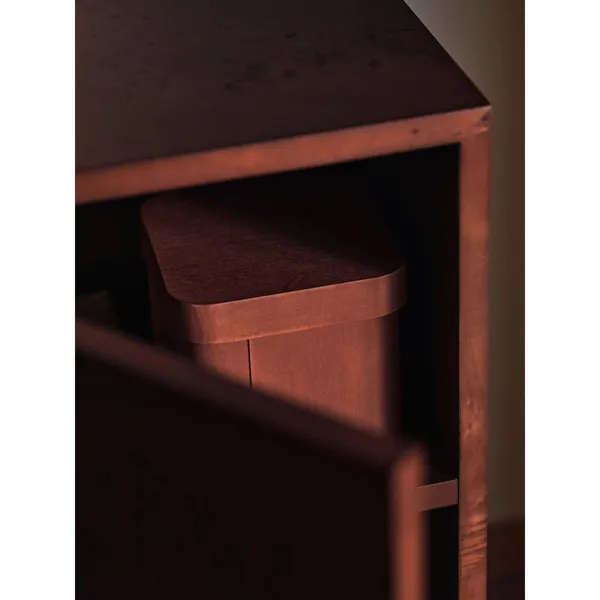 Vekla Boîtes Square Lot de 2 Oxide Red