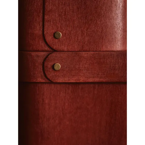 Vekla Boîtes Square Lot de 2 Oxide Red