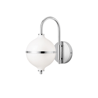 Eternal Moonlight wandlamp Ø15 cm opaalglas/chroom
