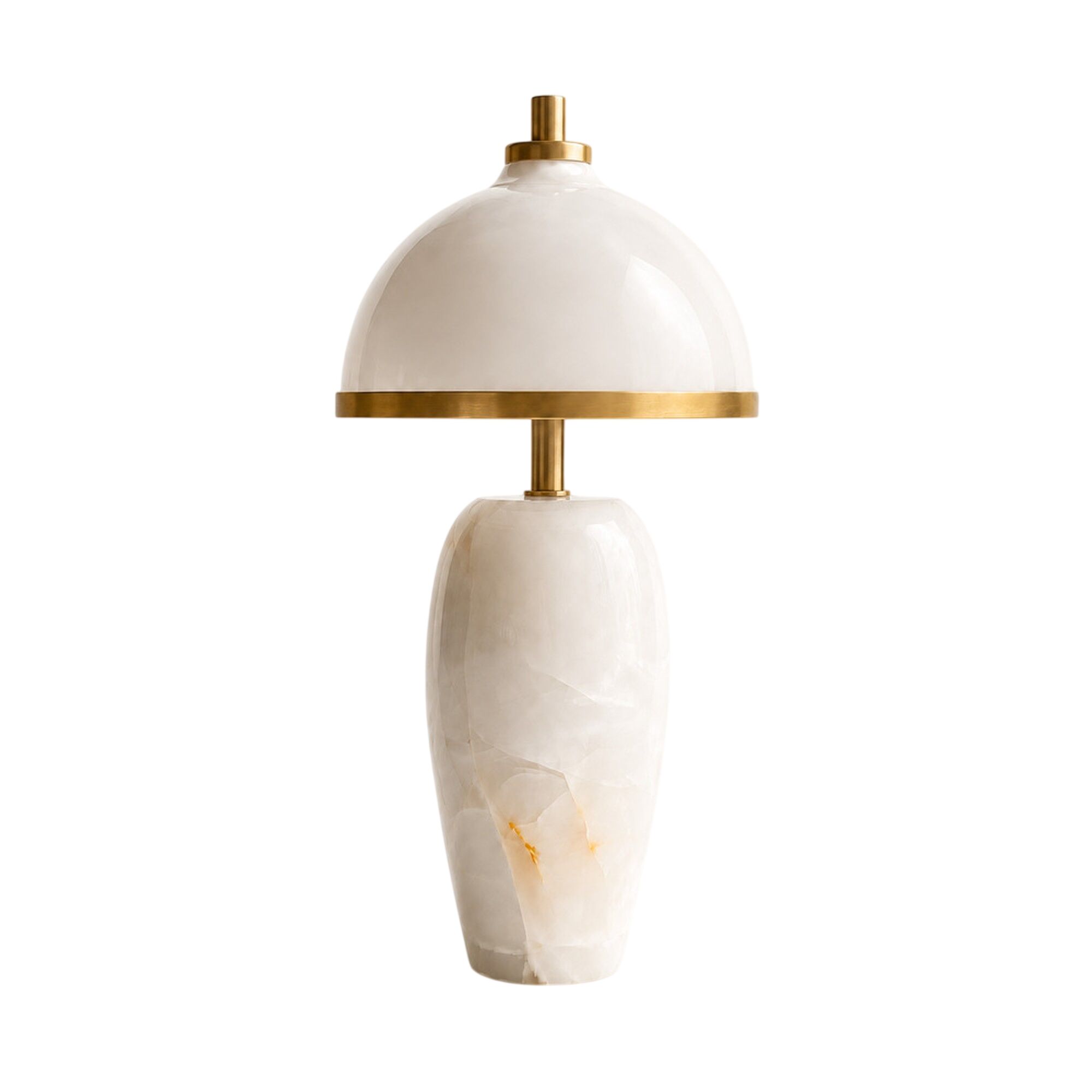 Eternal Moonlight bærbar lampe Ø12 cm Onyx/Børstet messing