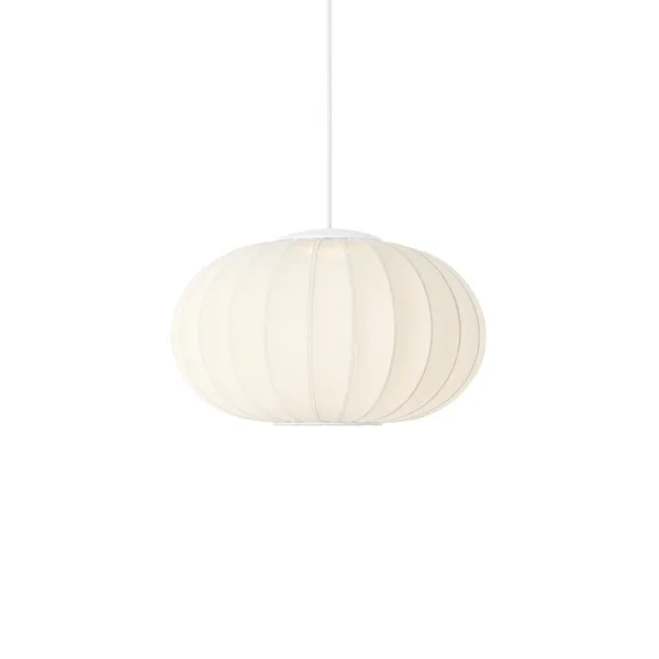Knit-Wit Oval Pendel Ø57 Cloud White LED