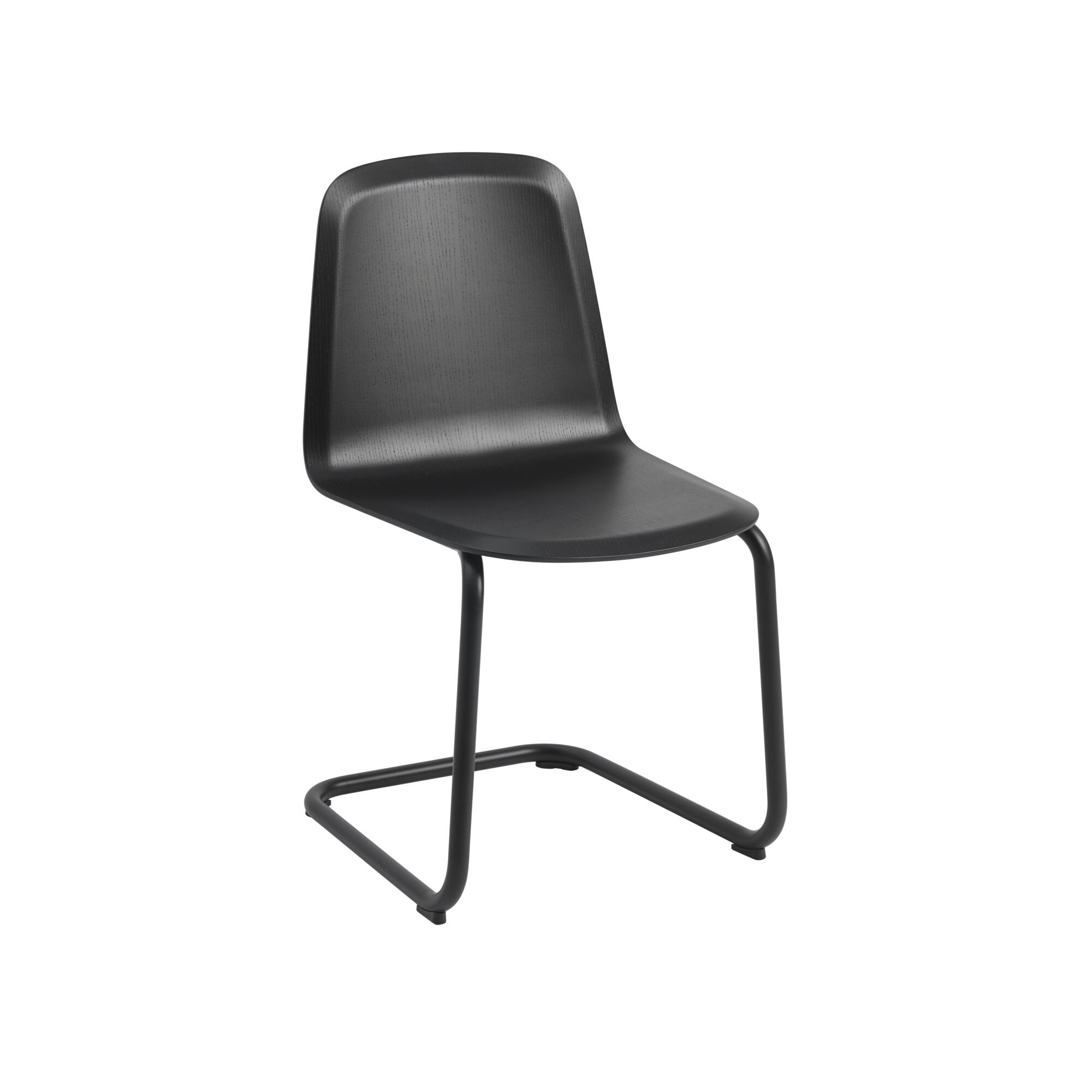 Brink spisebordsstol med cantilever-base, svart