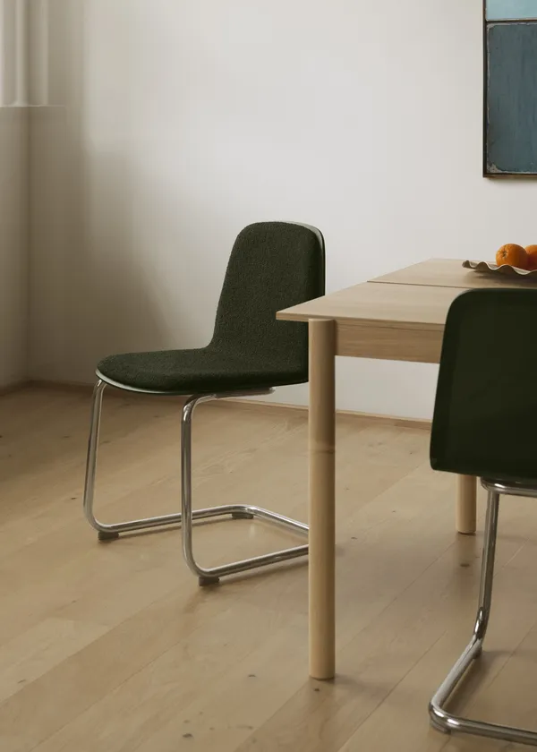 Brink Dining Chair Cantilever Base Black