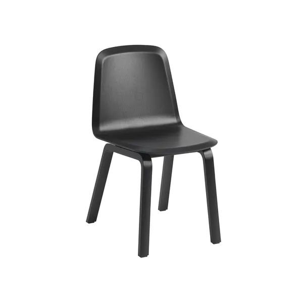Brink Dining Chair Wood Base Black