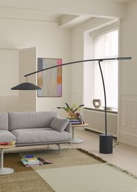 Contra gulvlampe antracit sort