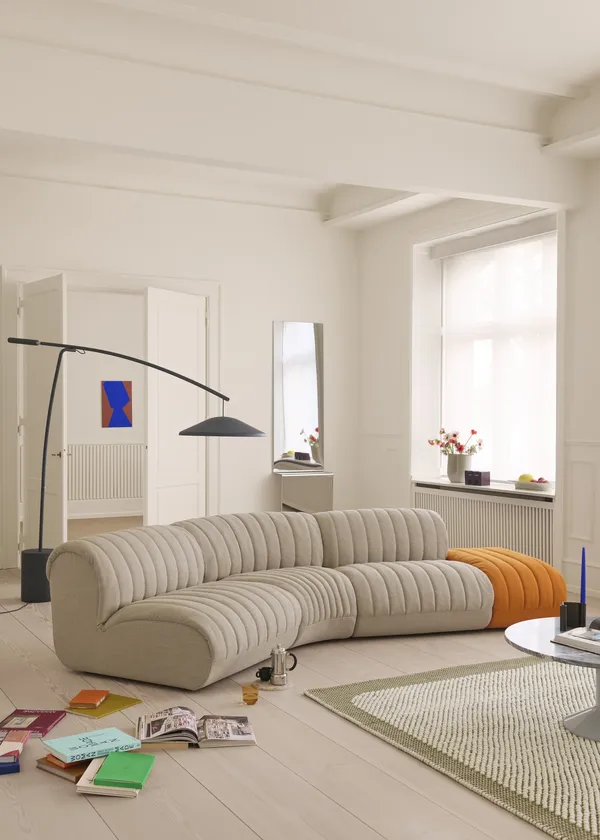 Contra gulvlampe antracit sort