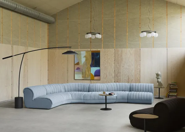 Contra gulvlampe antracit sort