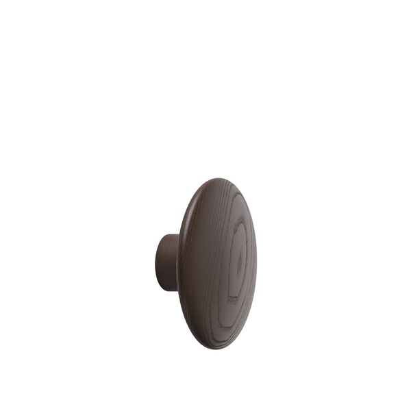 Dots Wood Hook Ø9 Brown Red