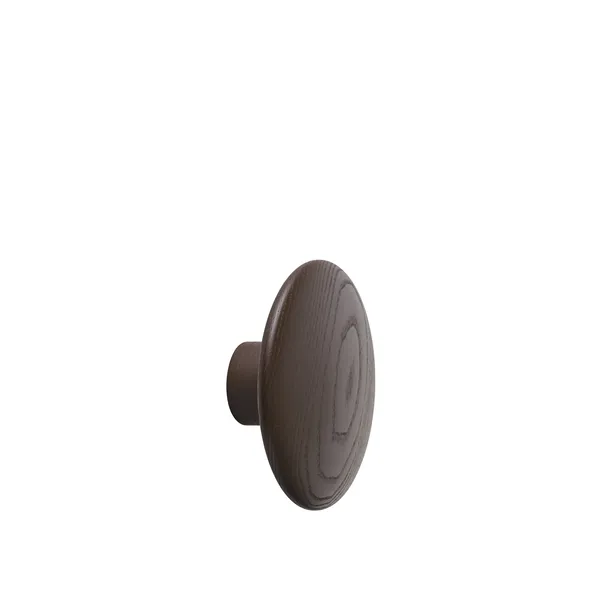 Dots Wood Hook Ø9 Brown Red
