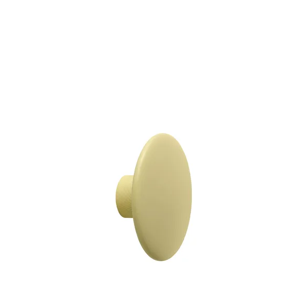 Dots Wood Hook Ø9 Geelbeige