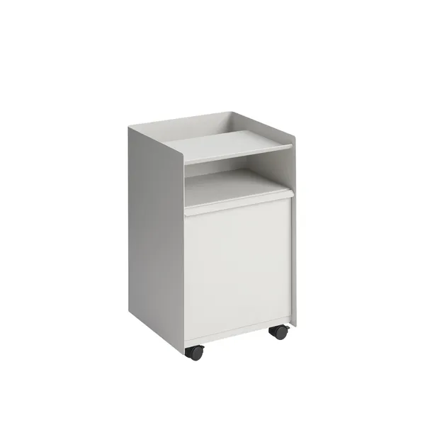 Folded Trolley H61.5 with Drawer Grey