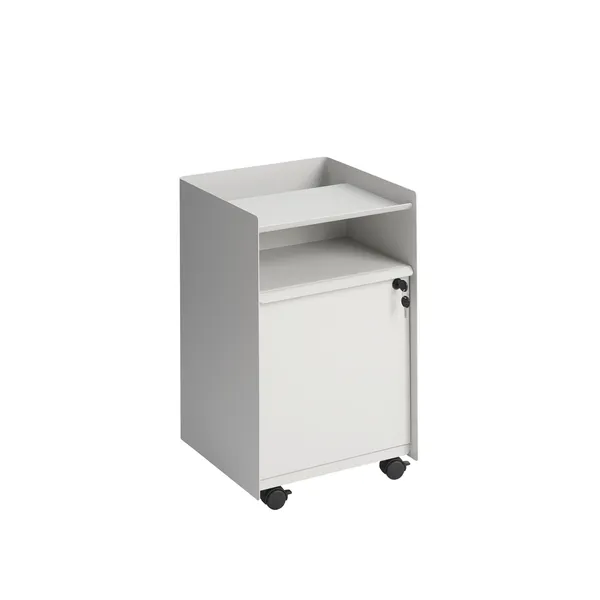 Folded Trolley H61.5 mit abschließbarer Schublade Grau