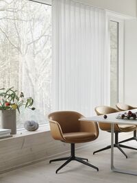 Ridge Vase H48.5 Light Orange