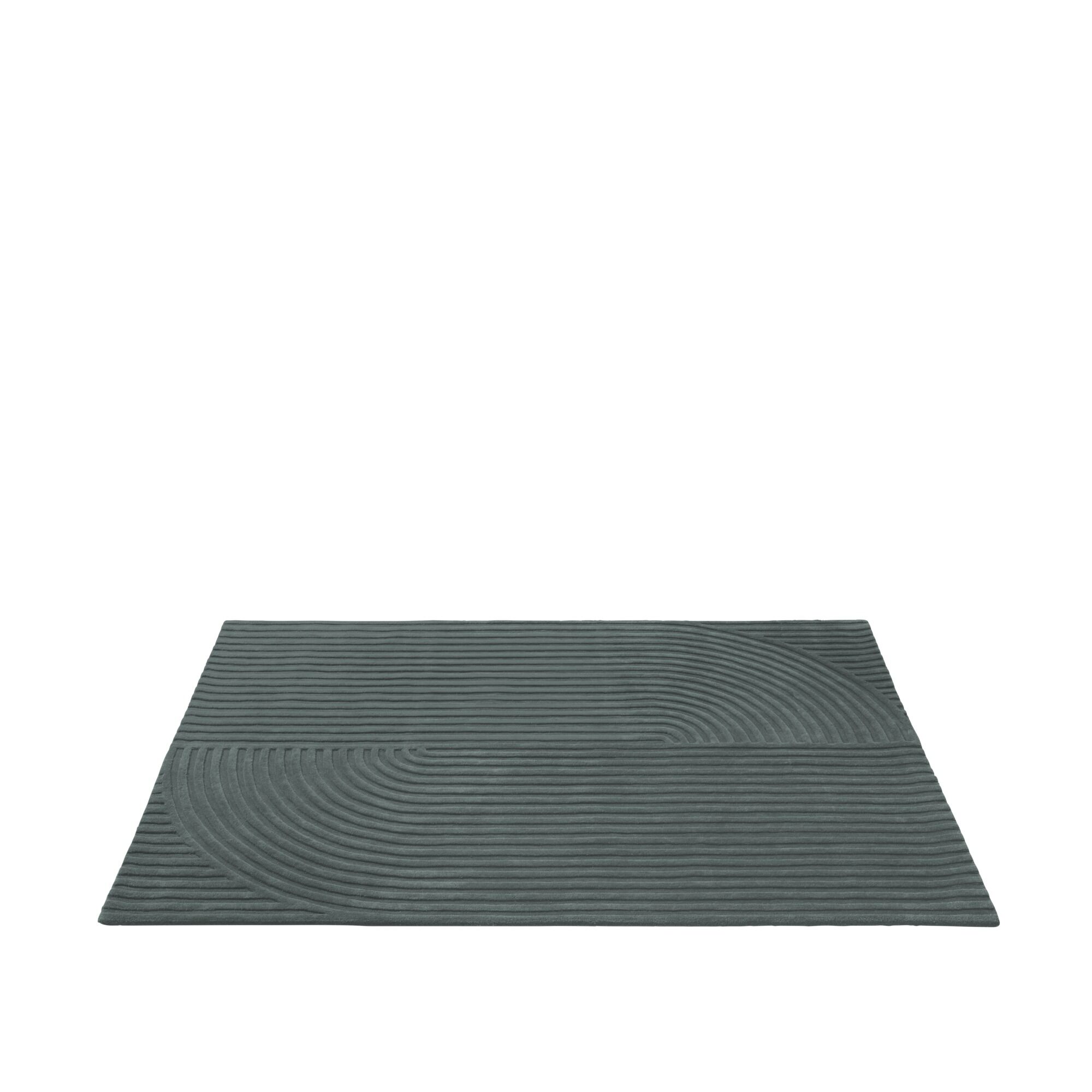 Relevo Quattro Rug 170x240 Mørkegrønn