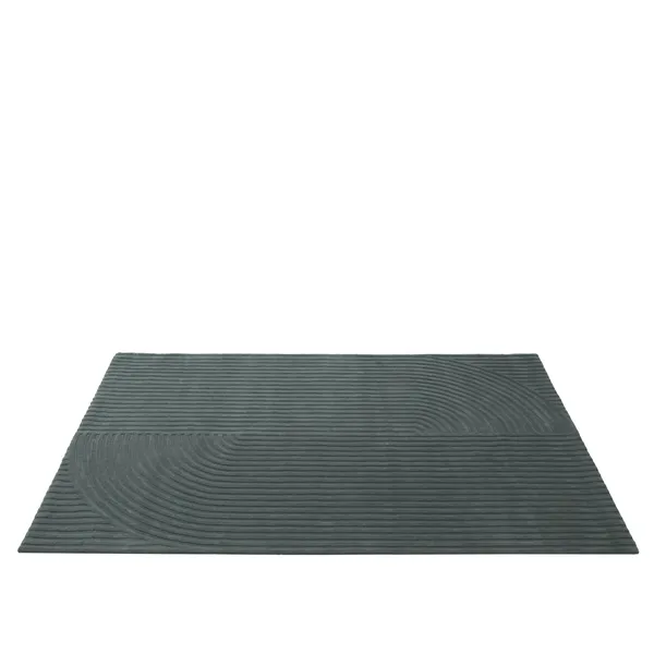 Relevo Quattro Teppich 200x300 Dunkelgrün