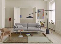 Verso-Teppich 258x258 Cool Grey/Dark Brown