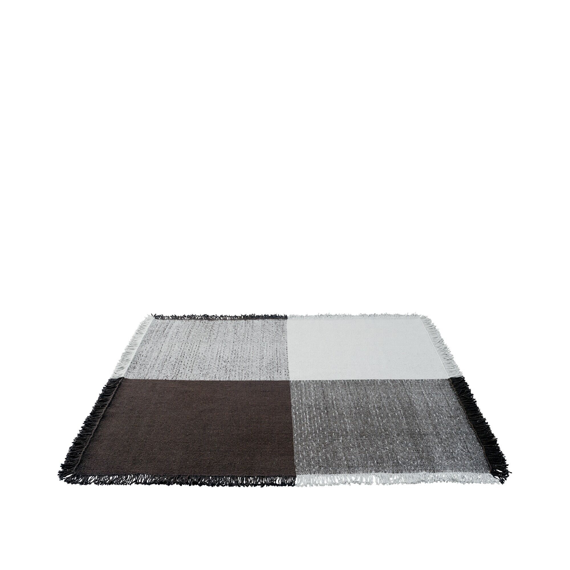 Verso teppe 258x258 Cool Grey/Dark Brown