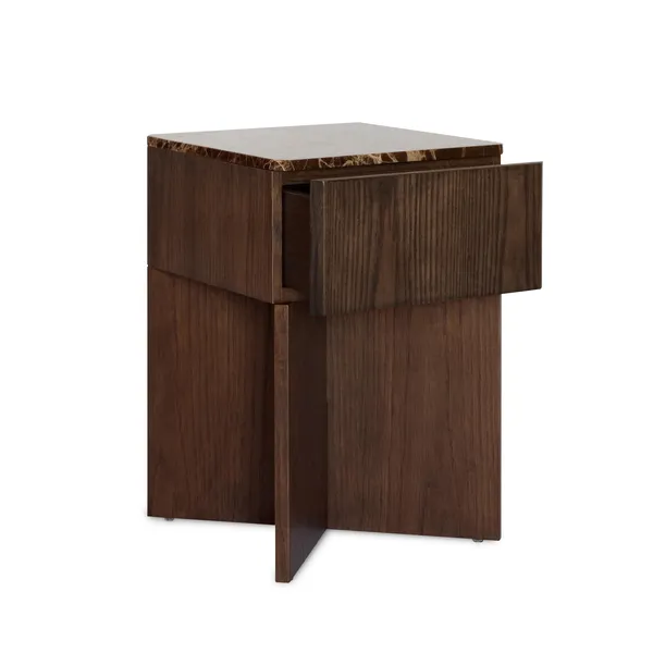 Tava Side Table Dark Oak