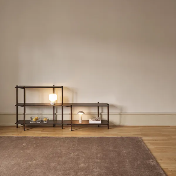 Invi Bookcase Module 2 Dark Ash