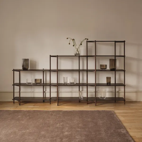 Invi Bookcase Module 2 Dark Ash