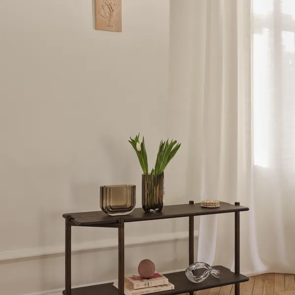 Invi Bookcase Module 1 Dark Ash