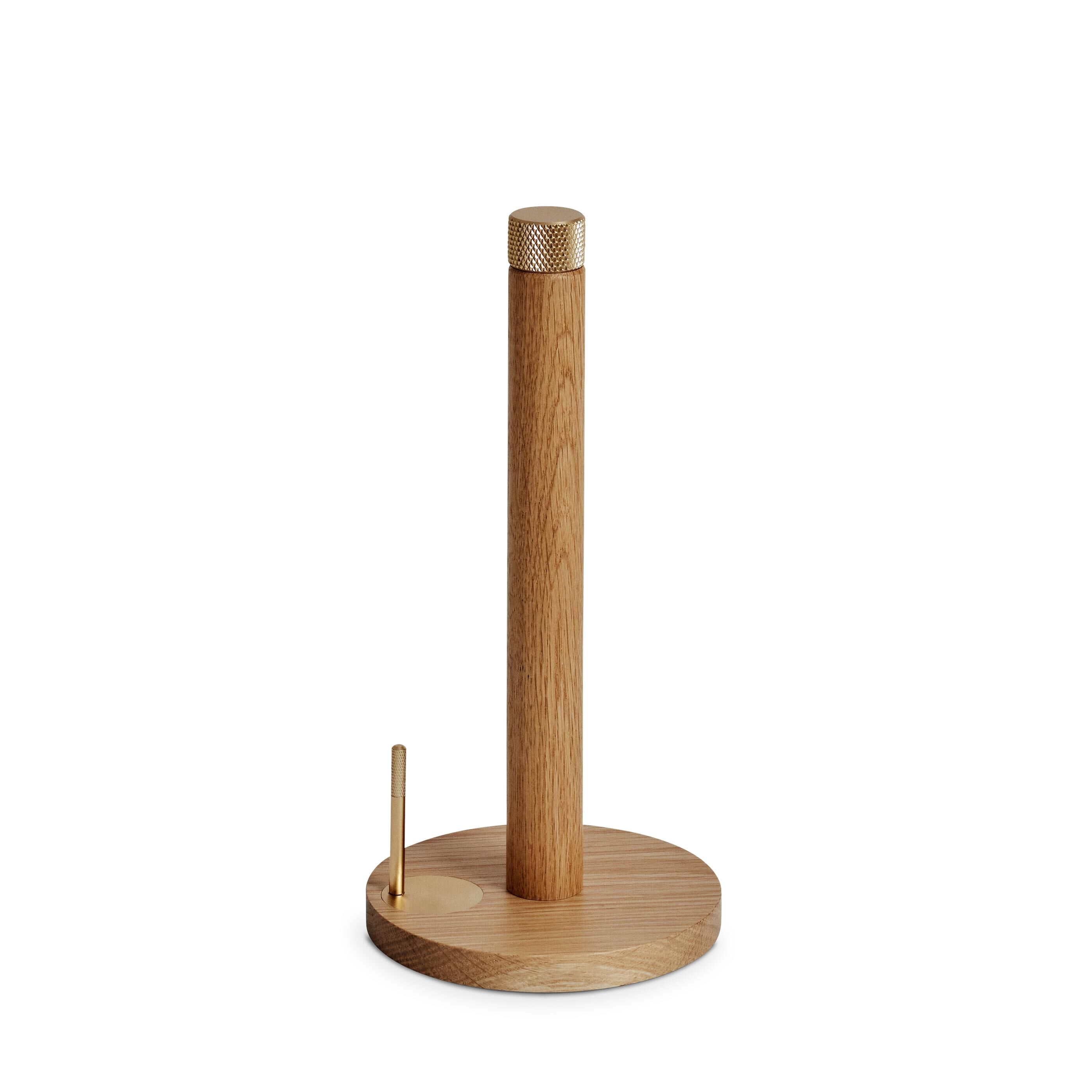 Sina Kjøkkenrullholder Eik/Messing