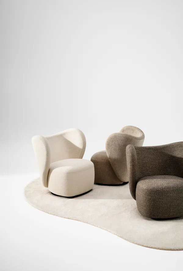 Little Big Lounge Chair Swivel Mumble Col 26