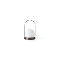 Carrie Portable Bronzed Brass/Leather